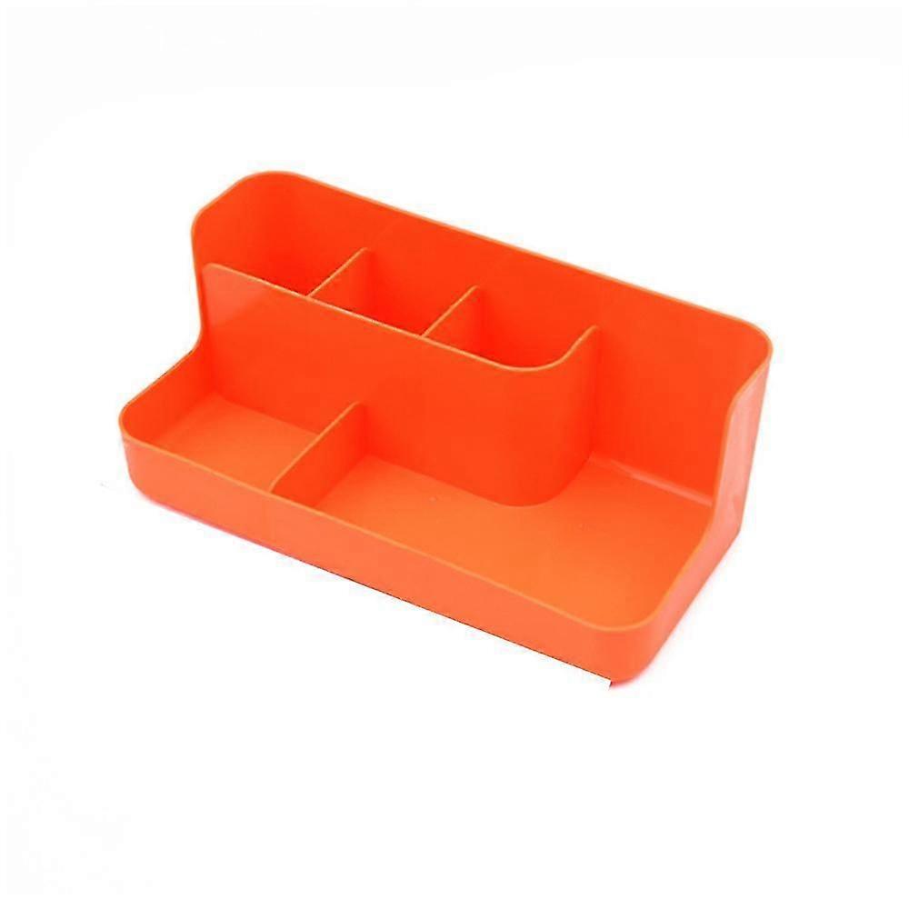 PP Storage Box, Suitable For Remote Control Stationery 5 Compartment Korean Style Storage Box