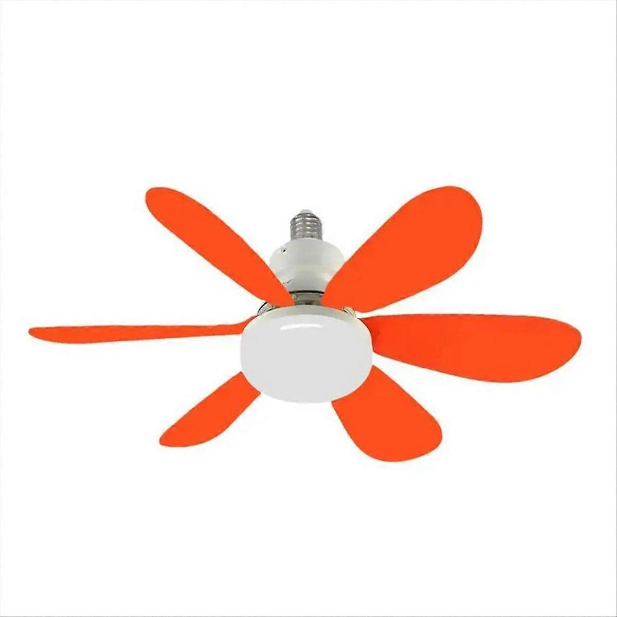 Ceiling Fans With Lights E27/26 Socket Screw In Ceiling Fan Orange,B