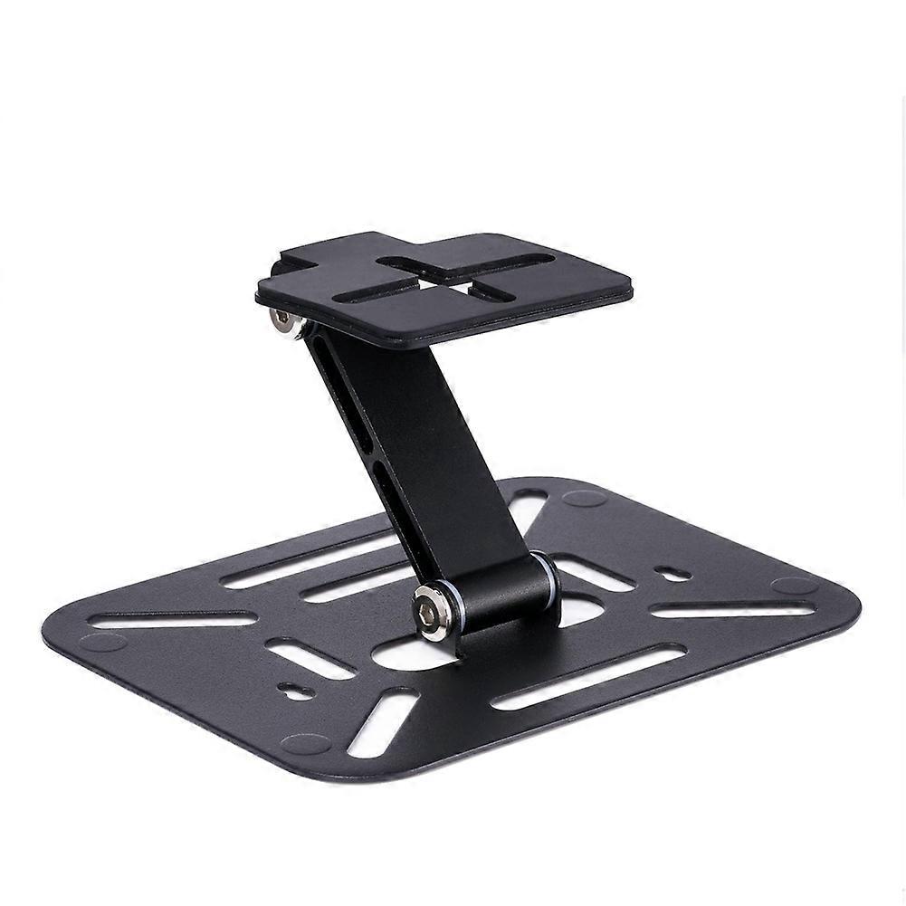 Foldable Projector Stand Desk, Wall and Ceiling Mount Bracket with 180-Degree Rotation for Home Theater Projector Black