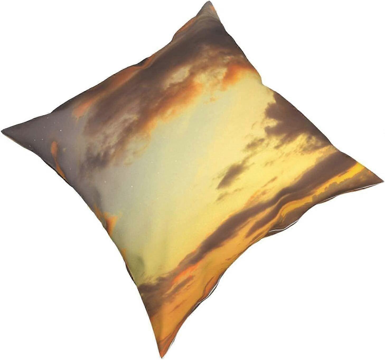 y358サバイバーロゴマージタペストリー枕カバーファッションスクエア枕カバークッションカバー装飾スロー枕カバー45 x 45 cm-ブラック7-18 "x18" -TB1858 io