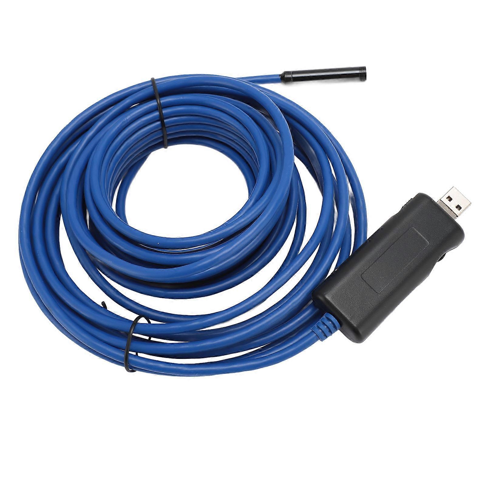 WiFi Borescope 720P Semi Rigid IP67 Waterproof Inspection Camera Wireless Endoscope with 6 LEDs for Android for IOS Phone 10meter/32.8ft 