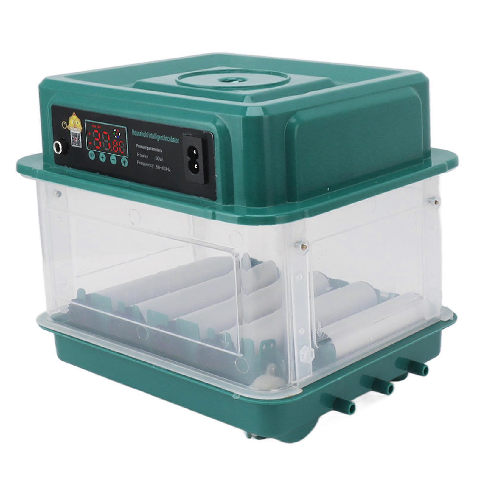 Egg Incubators Automatic Adjustable Tray Incubator Household Egg Turner for Hatching EU Plug 220V 12 Eggs