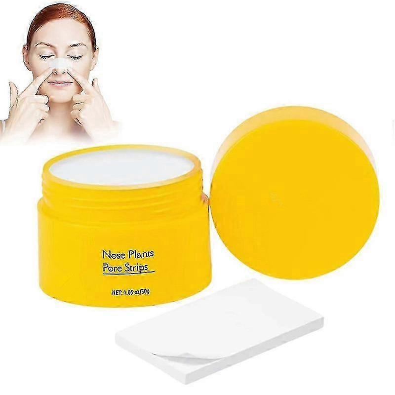 60 Pieces Pore Strips, Deep Cleansing Pore Strips, Blackhead Mask for Nose and Face, Black Head Remover Peel Off Mask for All Skin Types