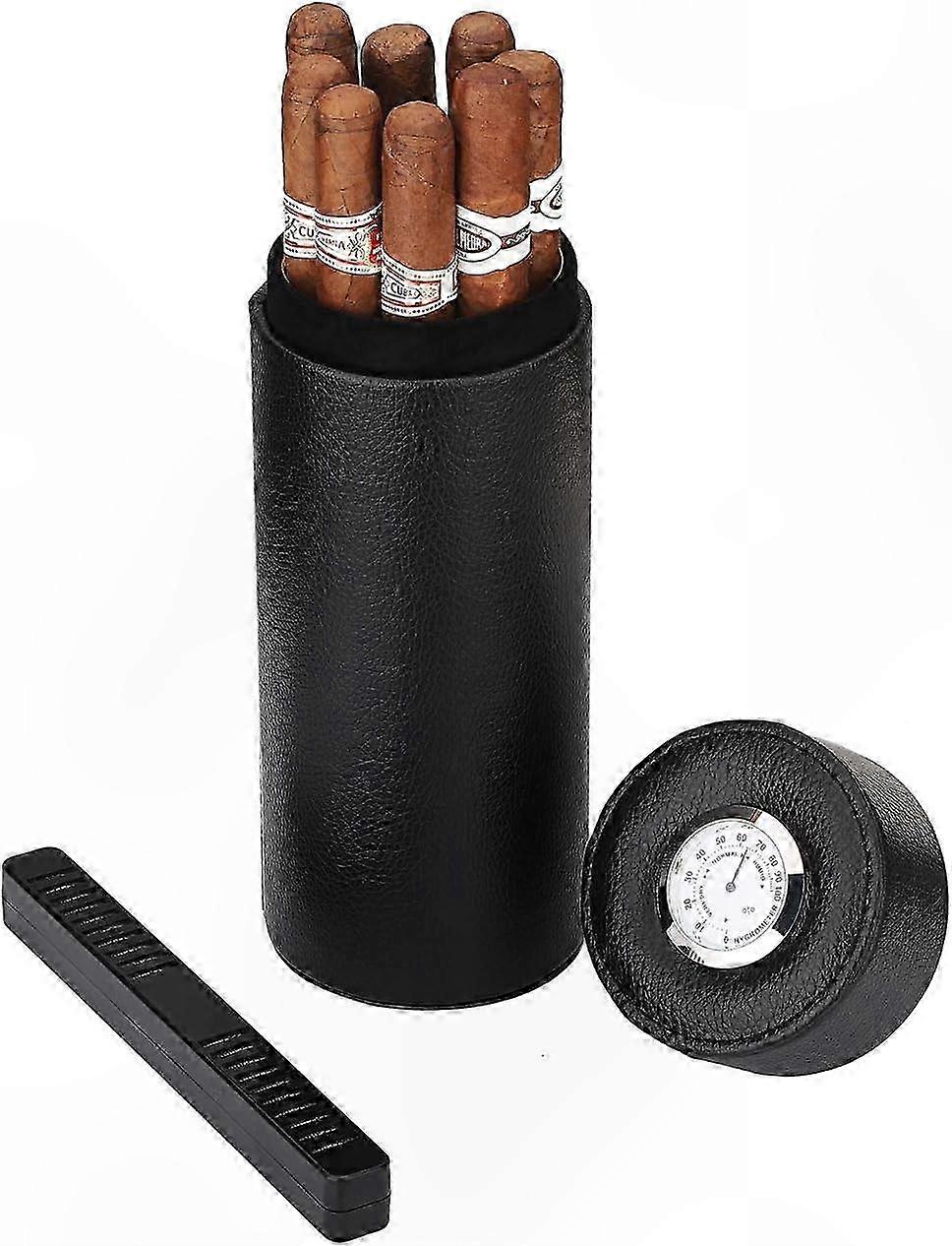 Cedar Wood Cigar Humidor with Rectangular Humidifier and Hygrometer