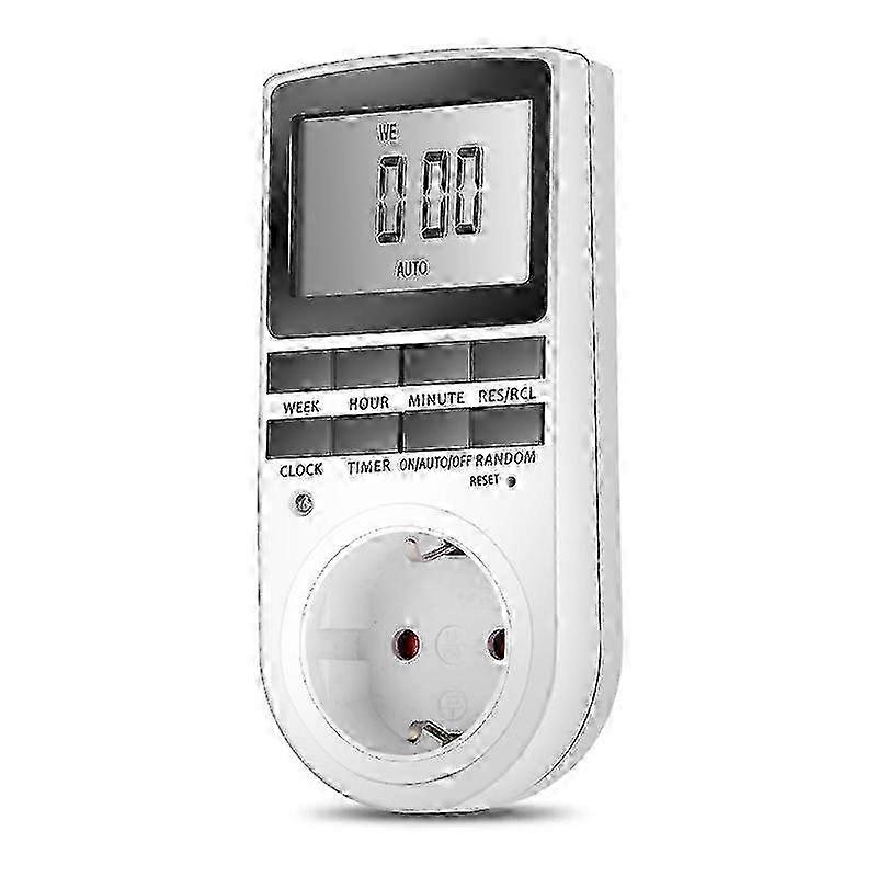 Digital Timer Plug for European Outlets  Pack