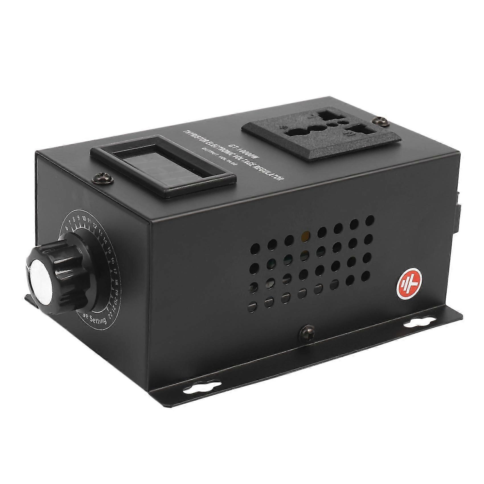 Ac 220v 10000w Electronic Voltage Regulator Temperature Speed Adjust Controller Dimming Dimmer Ther