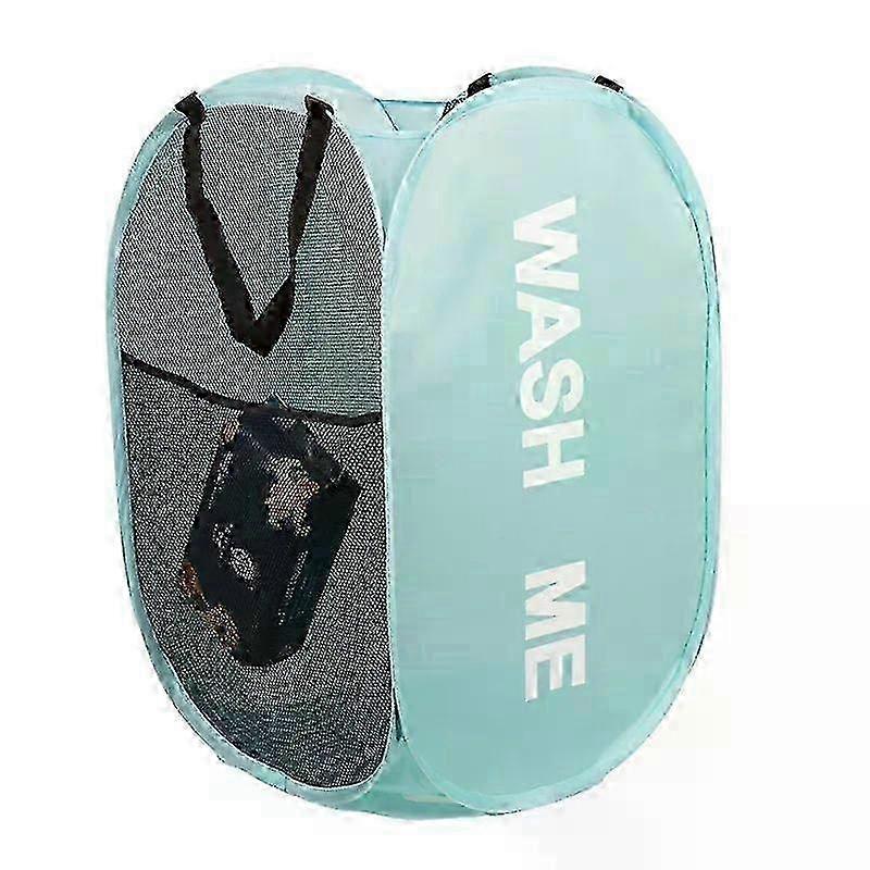 Portable Clothes Hammock with Wide Opening and Breathable Collapsible Laundry Basket Saving Space for Dorm Room and Travel