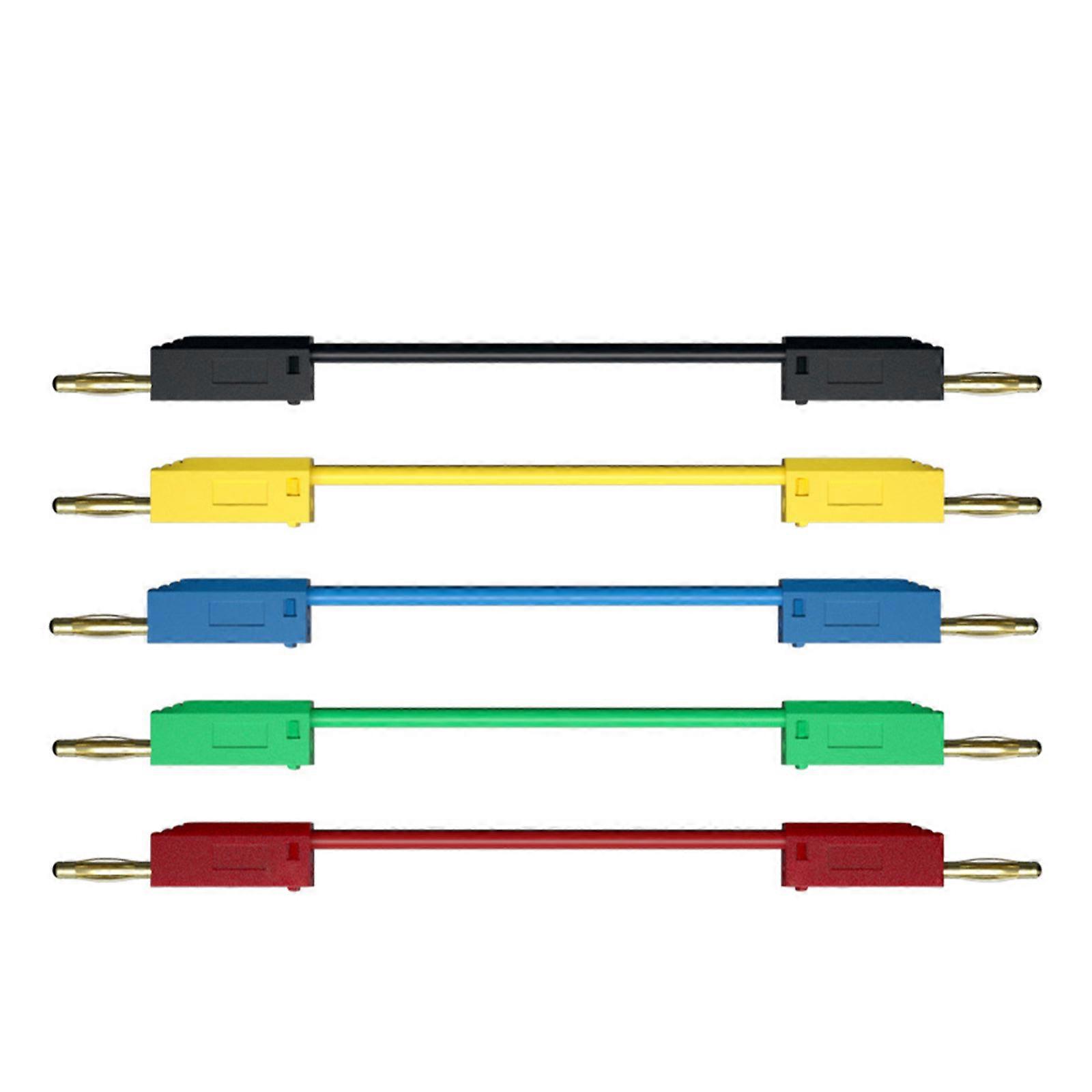 2mm Banana plugs  Test Cord 24K Gold plate connector High Conductivity for Electronic Testing & Measurement instrument Multicolor