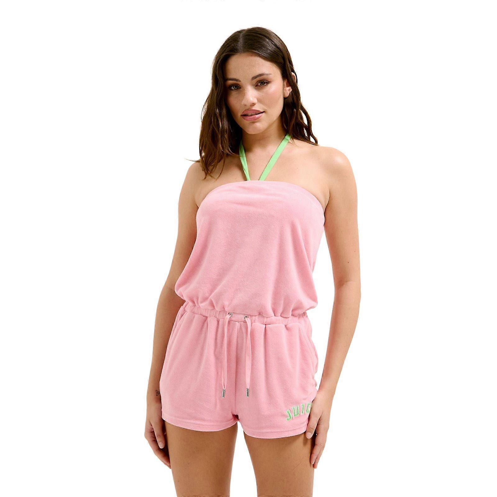 Juicy Couture RONJON ROMPER Cotton Women's Pink Rompers