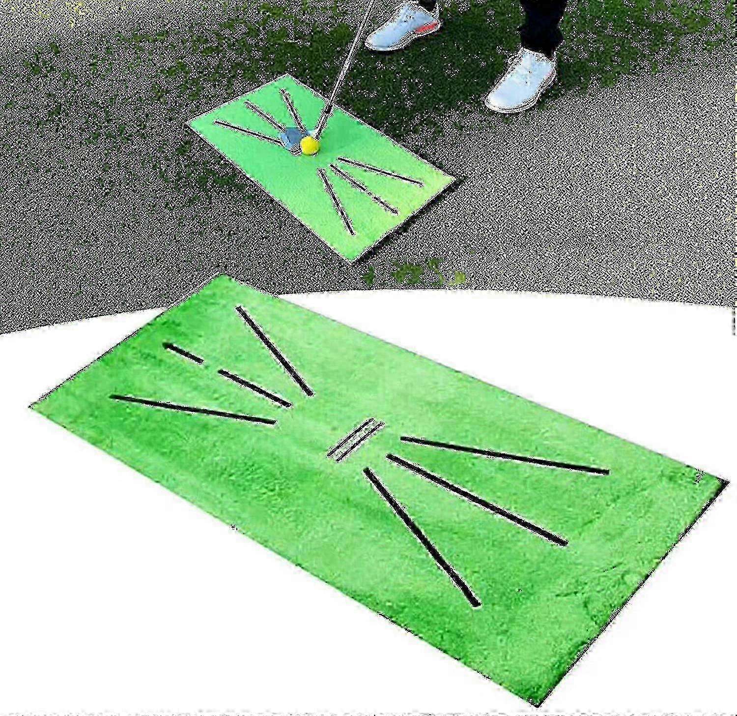 Golf Mat for Swing Practice Mini Golf Batting Aid Set 2025