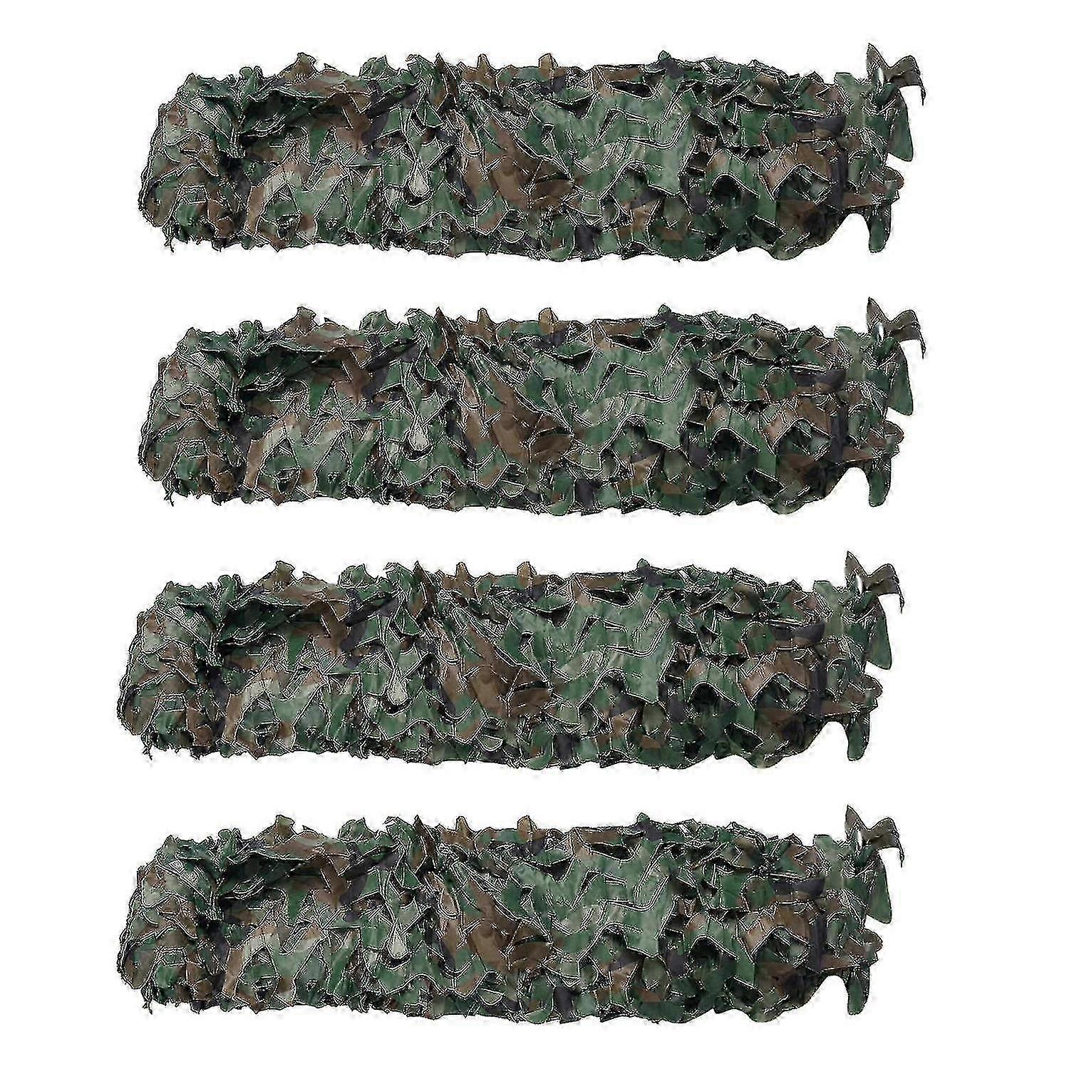 4x Land Camo Netting Blinds For Sun Cam De
