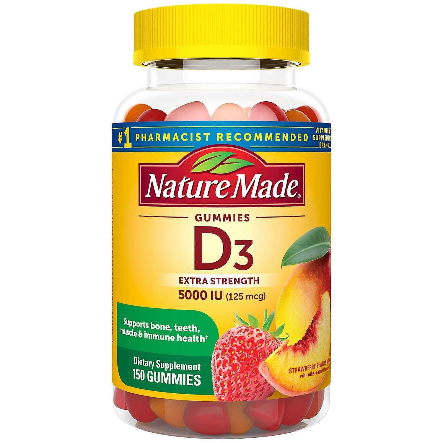 Nature Made Vitamin D3 Gummies, 150 Ea