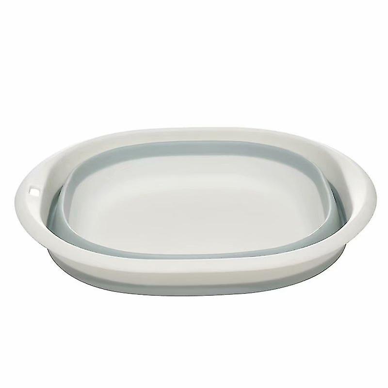 Rectangular Basin, Square Basin, Medium Blue And White Folding Basin 25.8 * 8.5cm