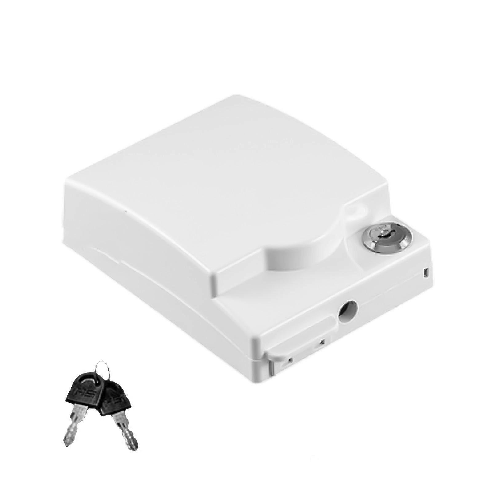 Sturdy Plastic Adhesive Electrical Box Offering High Performances Protective Convenient for Outdoor Activity Use  White