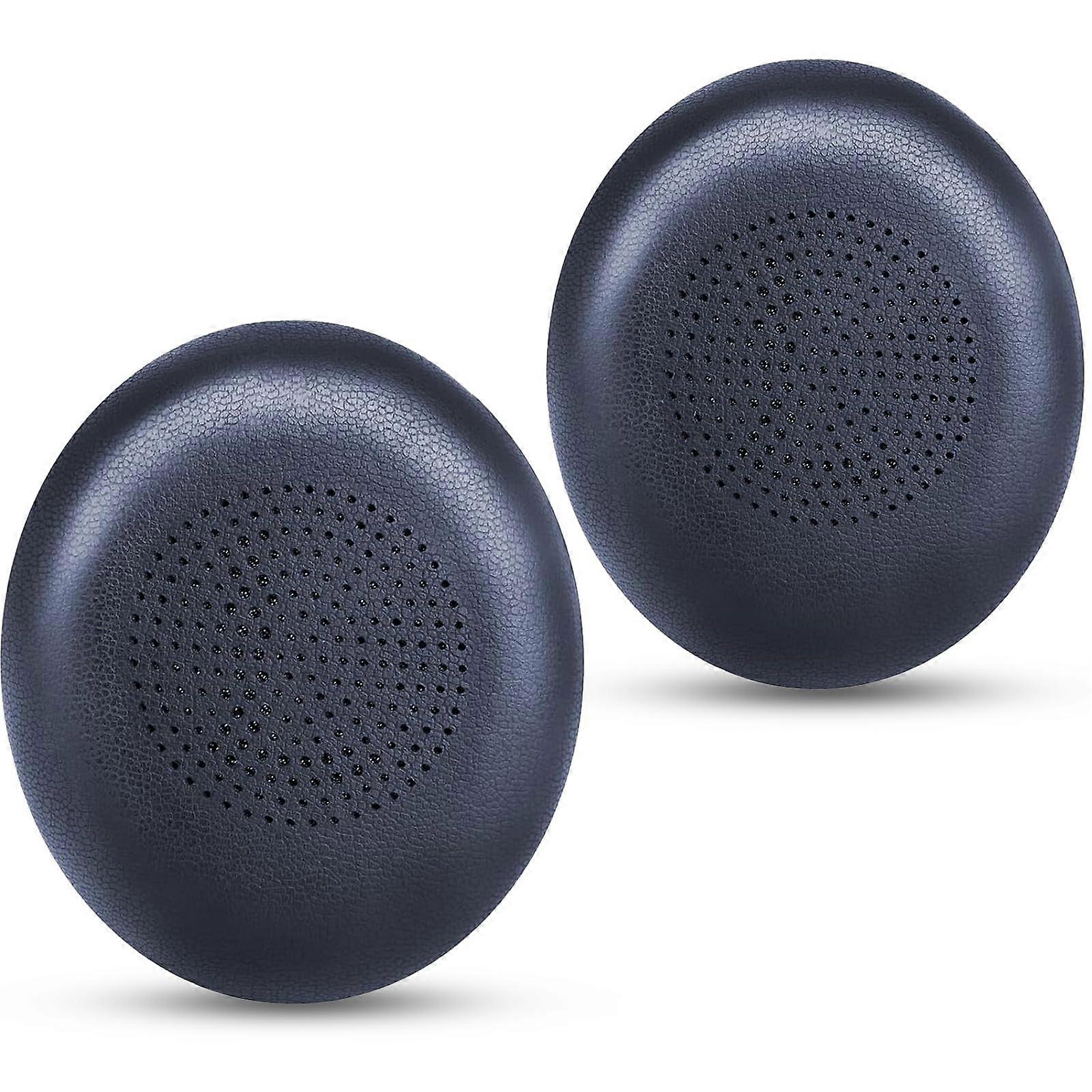 Replacement Ear Pads Compatible with Elite 45h, Evolve2 65, Evolve2 40 Navy Blue  Protein Leather, Density Memory Foam