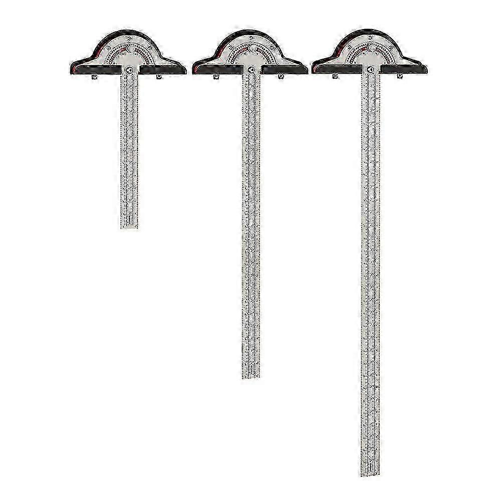 Woodworking Edge Ruler Adjustable Protractor Angle Measuring Tool 20 Inch Two Arm Angle Finder 0-70 Degree Range z