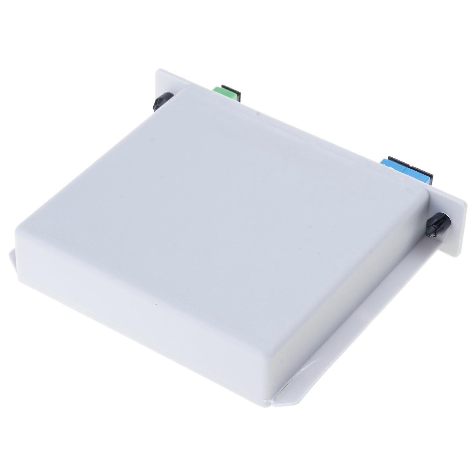 / PLC 1:2 Optical Splitter Easy Installs Fiber Splitter Modulars Fiber System for Flexible Home Office internet  setups  Multicolor