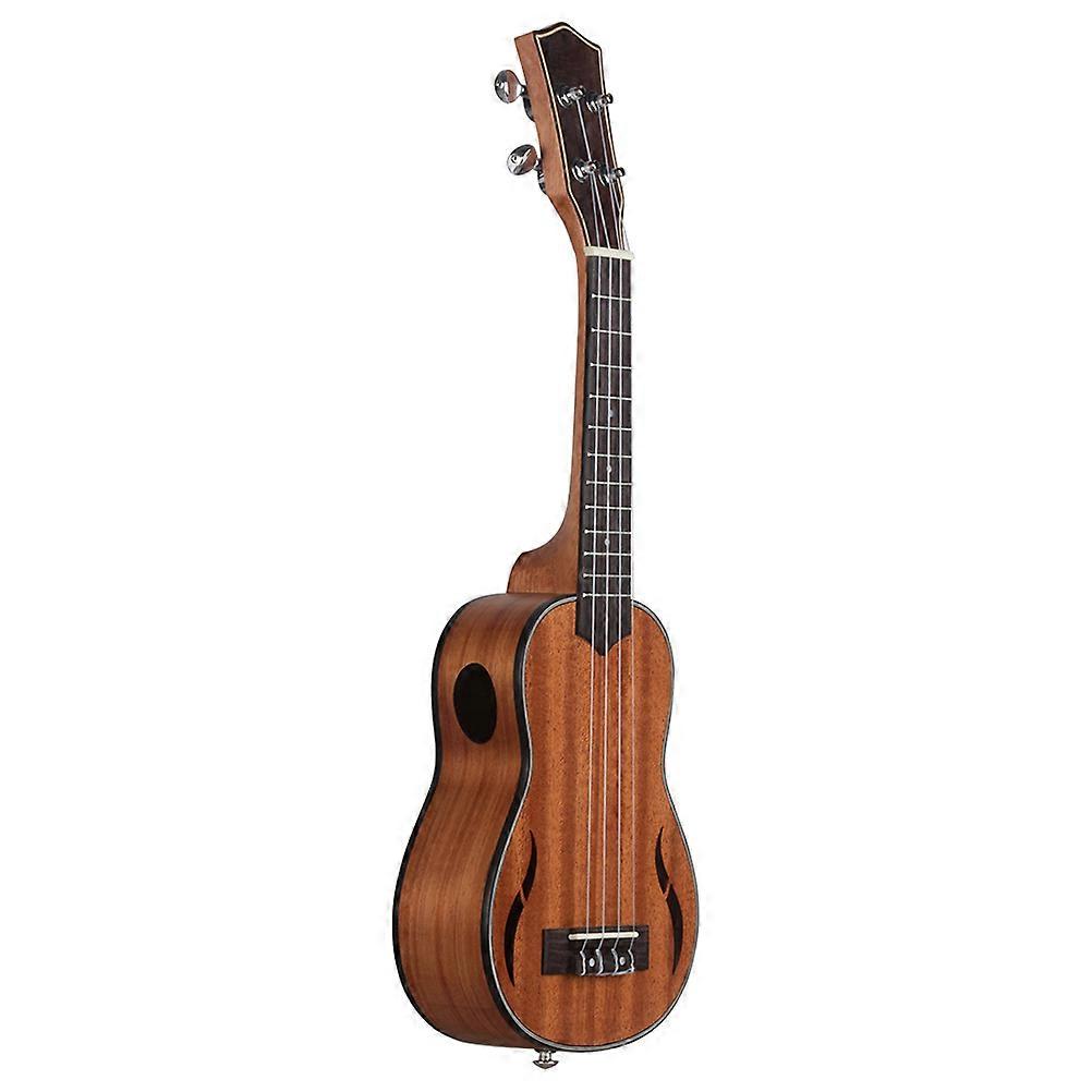 Soprano Ukulele for Beginners Crafted for Music Production in Coffee Color Compact Design 1Pack