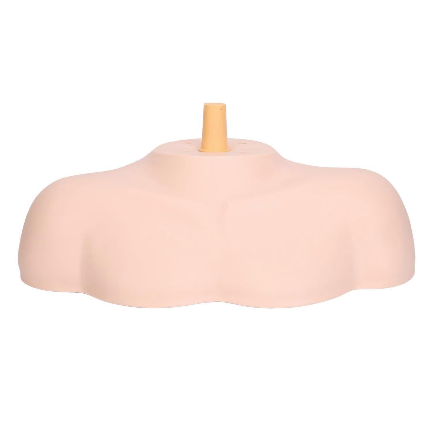 Mannequin Shoulder Model Realistic Washable Reusable PVC Head Stand Bust Shoulder Platform
