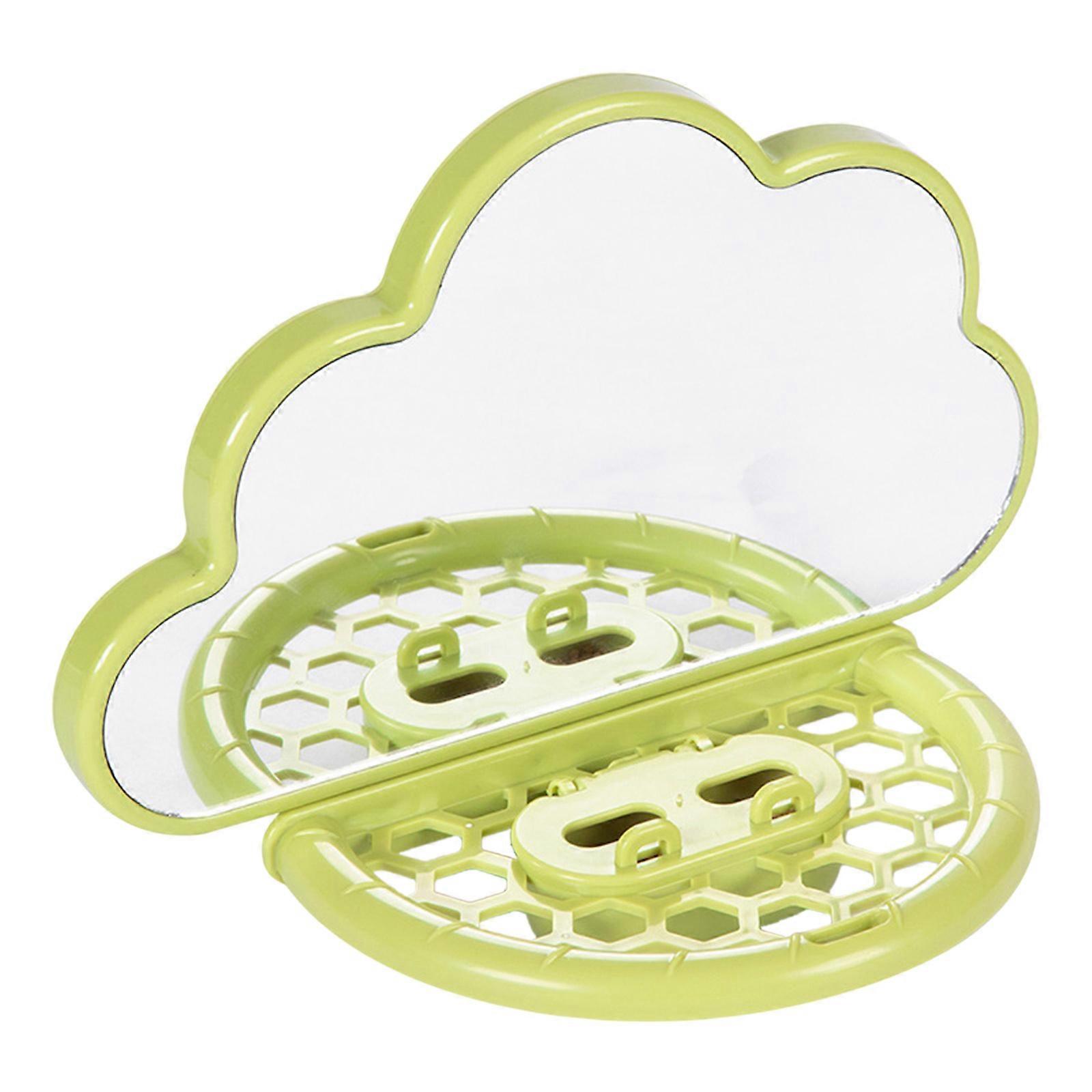 Parrots Perches Feeders Stand Training Station Rack with Mirror Play Ladder Encourage Interaction And Entertainment  Green