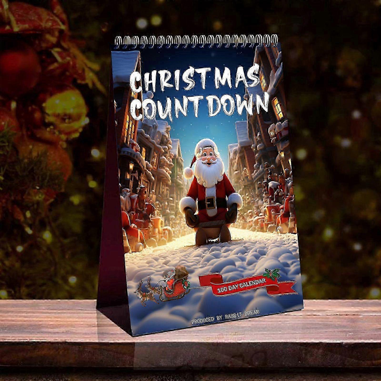 Advent Countdown Calendar for Christmas Tradition - 100 Days