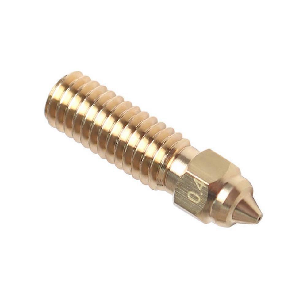 Extruder Brass Nozzle 0.4mm High Temperature Resistant Nozzle for SV07 3D Printer 1Pcs