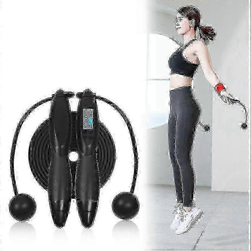 High-Performance Skipping Rope with LCD - Anti-Slip Design for Athletes