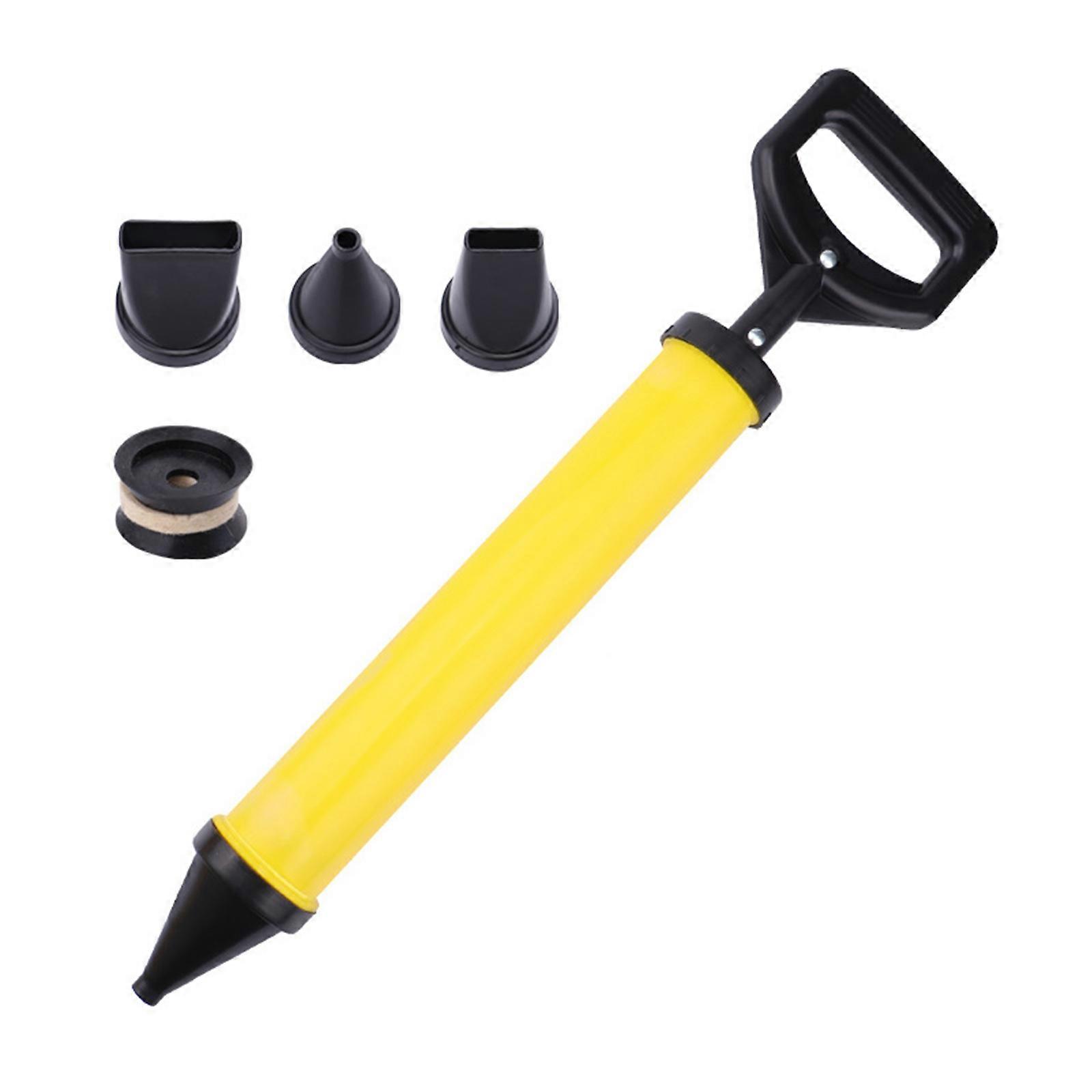 Grout Filling Tool With 4 Nozzles Applicator Hand Tool Caulking Guns Grouting Mortar Sprayer Cement Lime Pump Multicolor