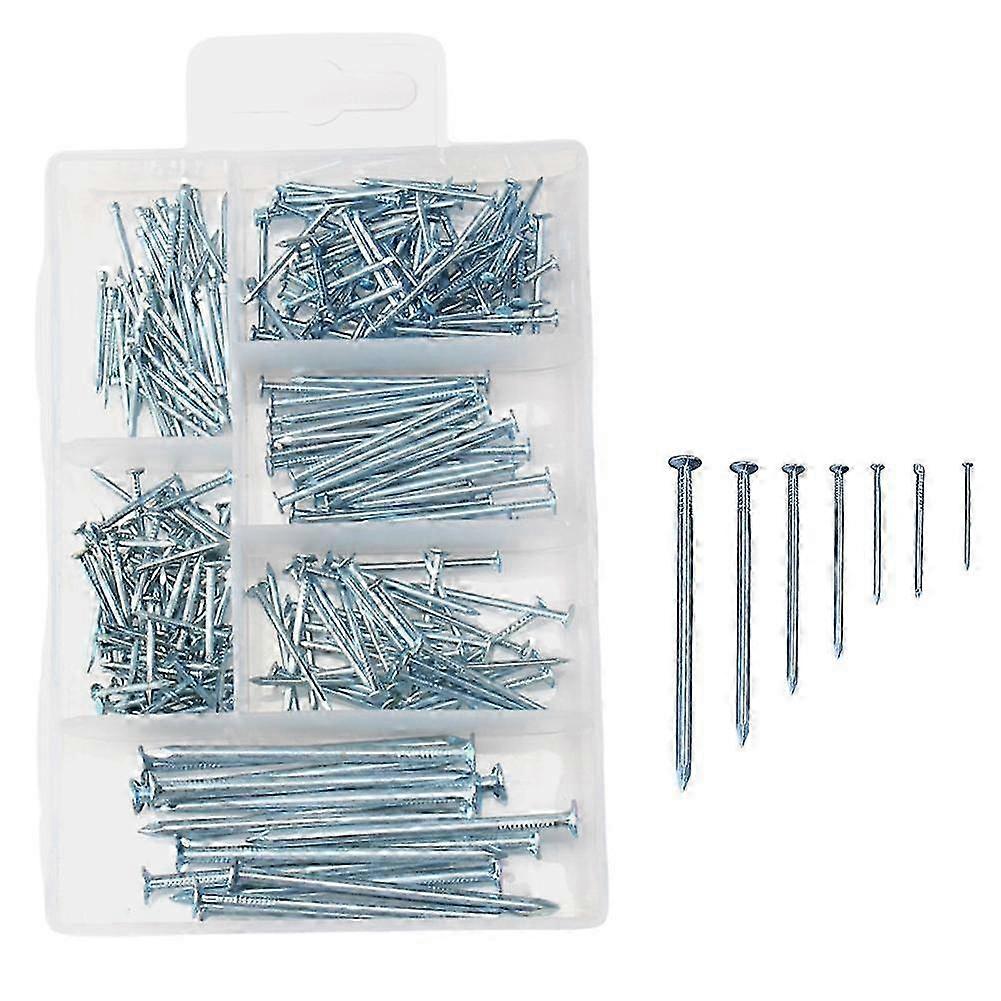 280 PCS Assortment Nails Brad Nails Round Nail Set Kit