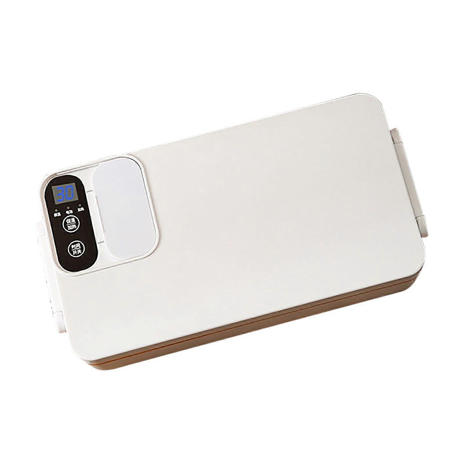 FloHua Christmas Gifts Clearance Charging Large Capacity Insulated Lunch Box with 304 Inner Container for Office Workers compatible with Home