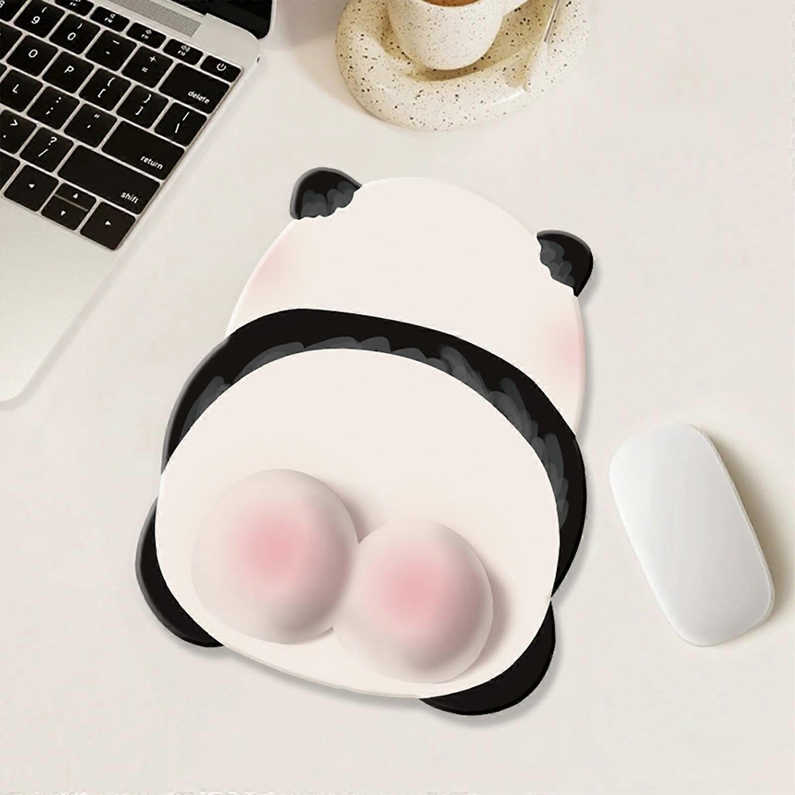 2 Pcs Mouse Pad Wrist Support 7.71*10.23" Keyboard Wrist Rest, Gel for Computer, Anti-Slip, Cute Set for Office Home Women