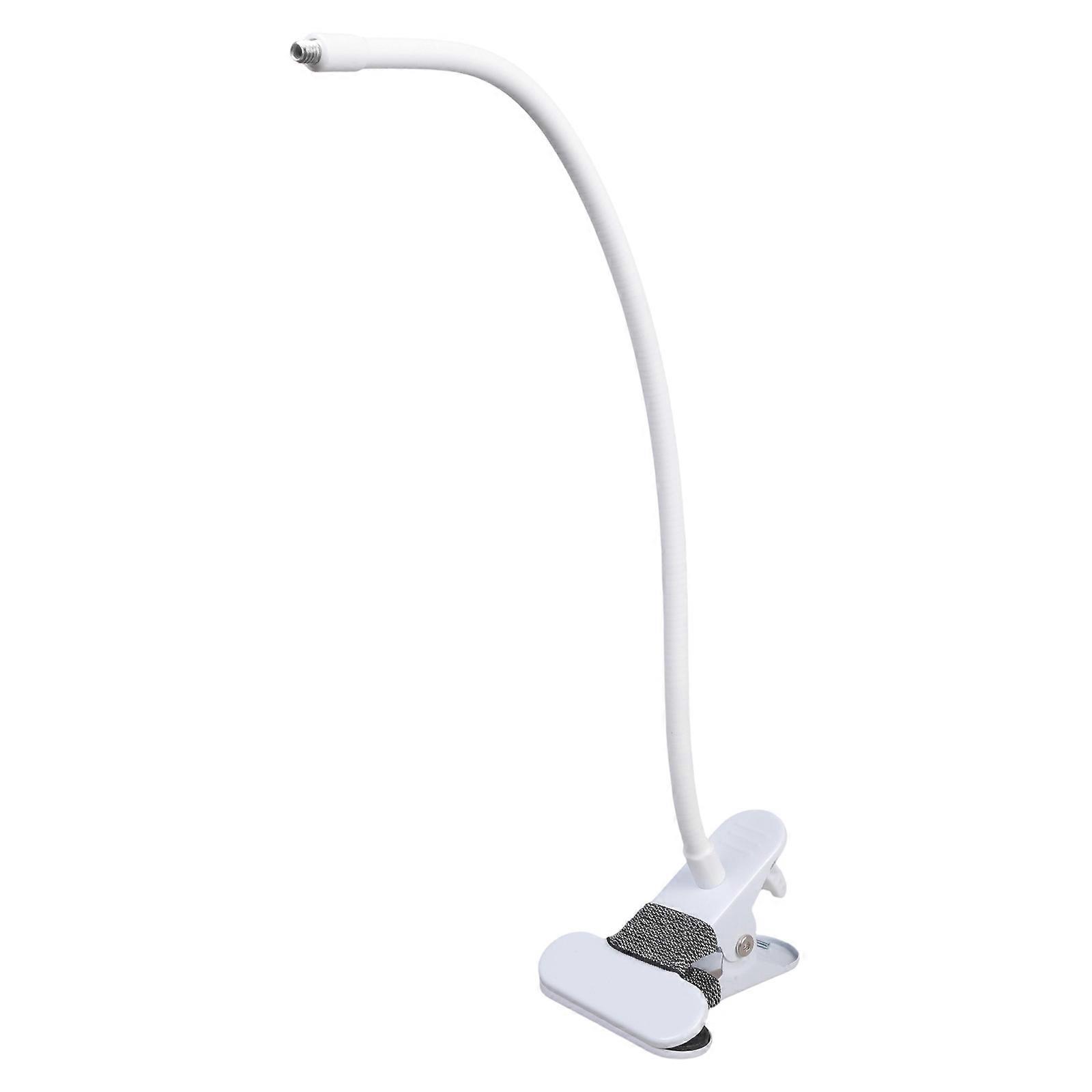 Rotatable Camera Mount Clamp With 200g Load Capacity 1/4 Thread Compatibility For Lights Monitors  White