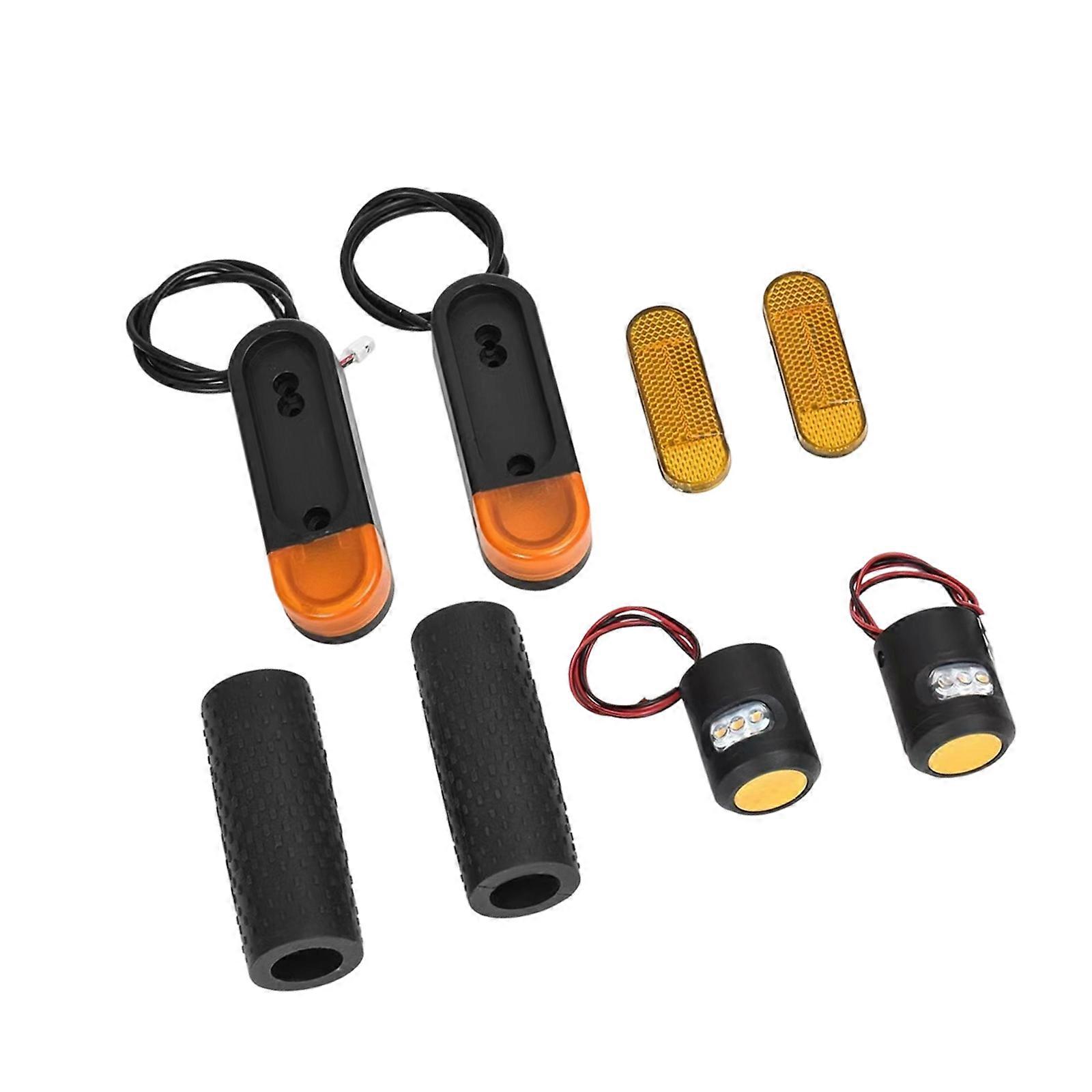 Universals LED Turn Indicators Handlebars LED Turn Signal Light LED Turn Signal Lamp Replacement Part Easy to Use Multicolor