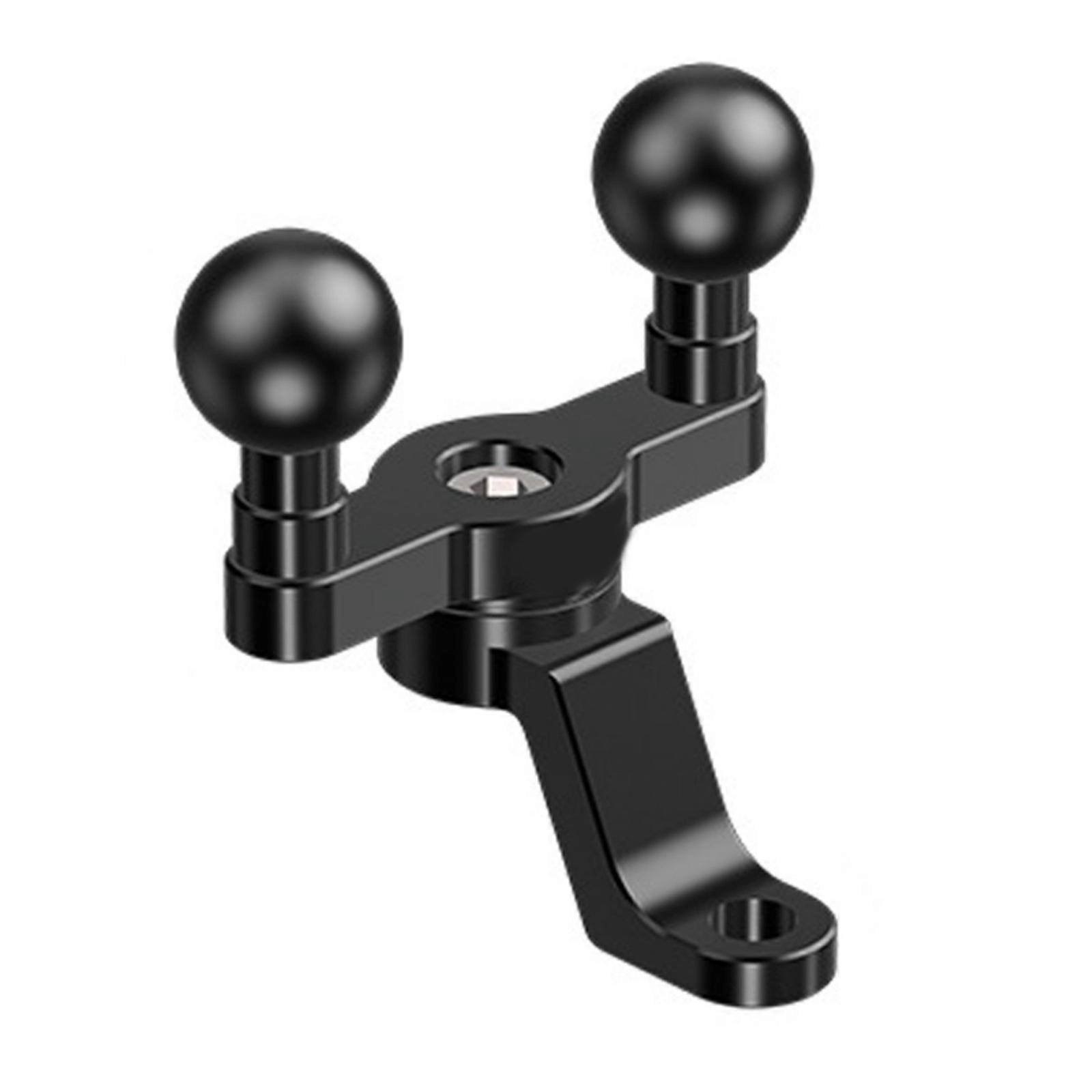 Universal Motorcycle Fork Stem Mount 1in Balls Base Adapter Mounting Bracket Holder Stand for Various Bike Models Multicolor