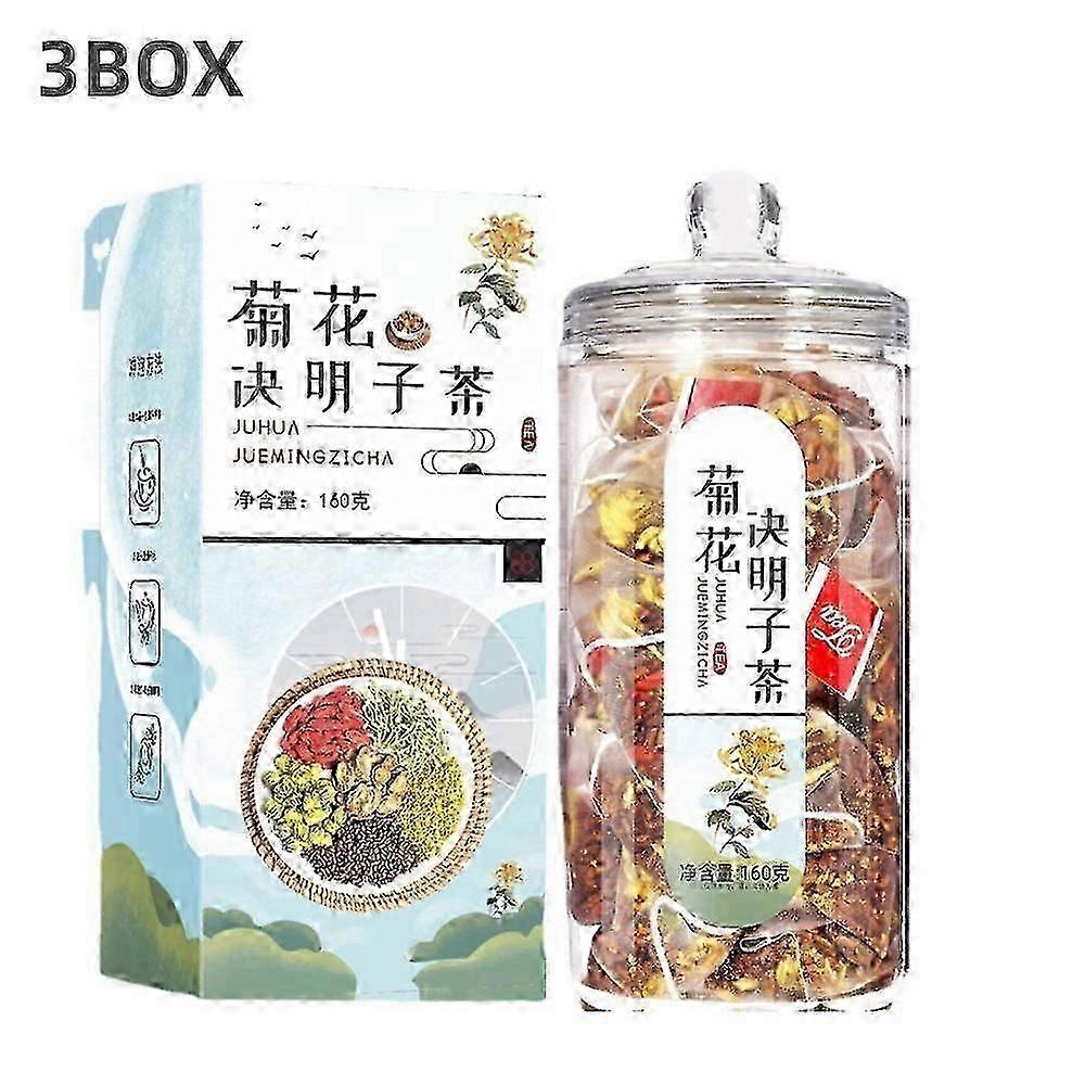 أكياس شاي بذور الأقحوان 20 عبوة مزيج طبيعي لصحة الكبد في العين مع جذر الأرقطيون غوجي بيري تعزيز الصحة