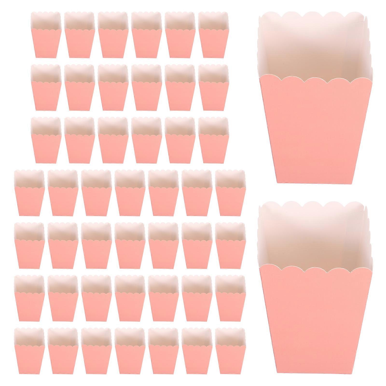 Party Popcorn Boxes Paper Foldable Snack Containers for Kids 192Pcs