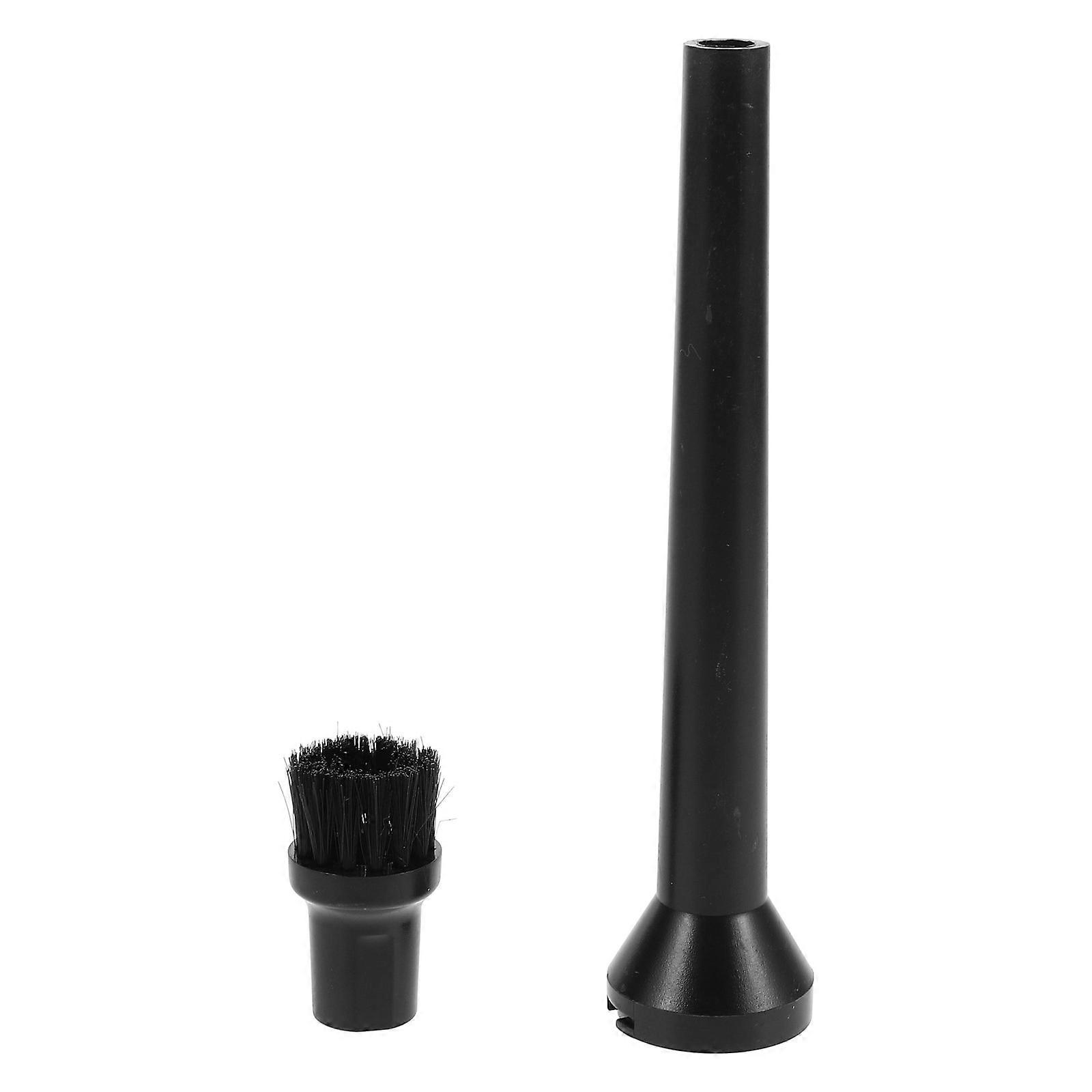 Black ABS Air Blower Nozzle with Soft Durable Bristles for Replacement Lightweight Easy Installation