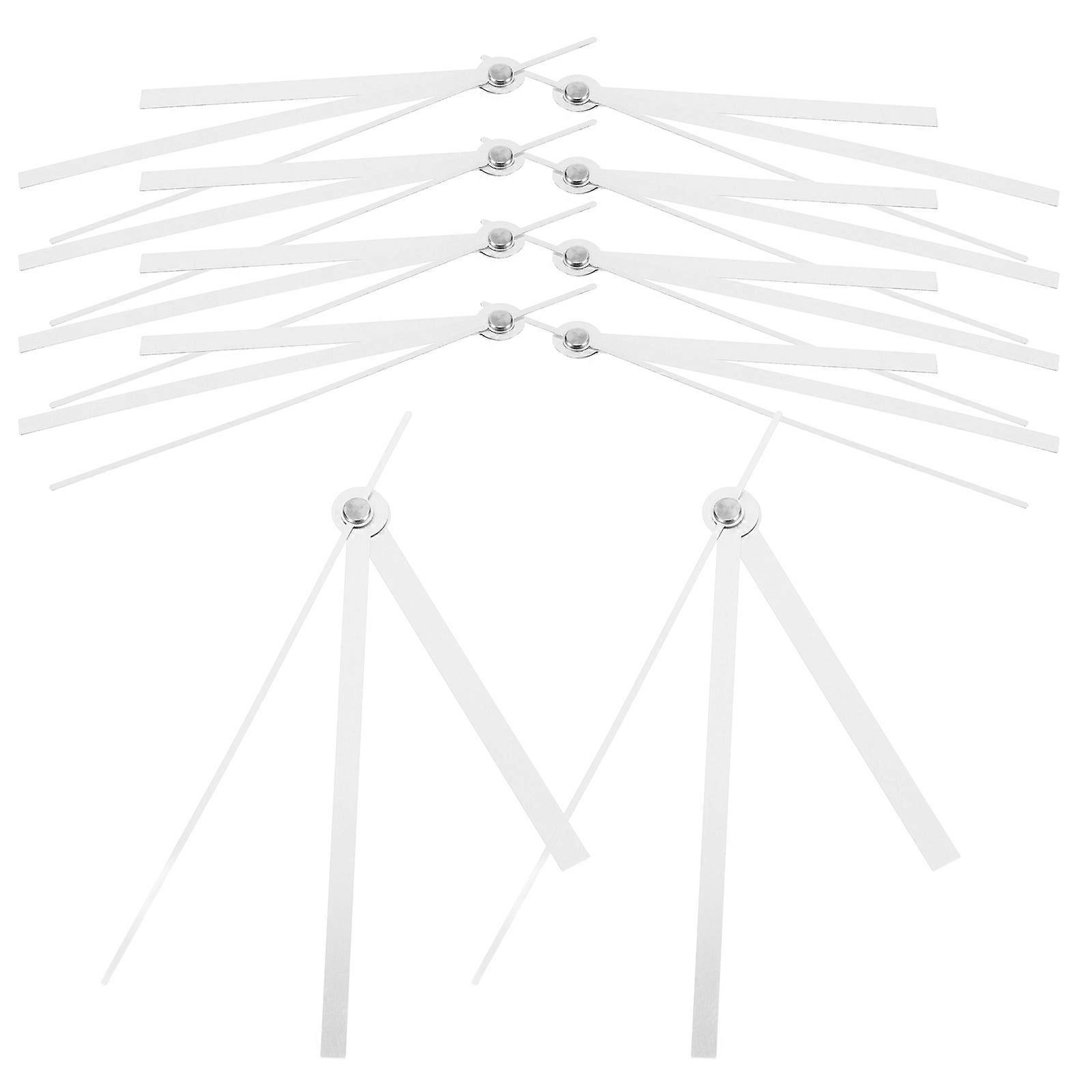 10 Sets Plastic Clock Pointers Elegant Clock Hands for Decorative Clock Replacements