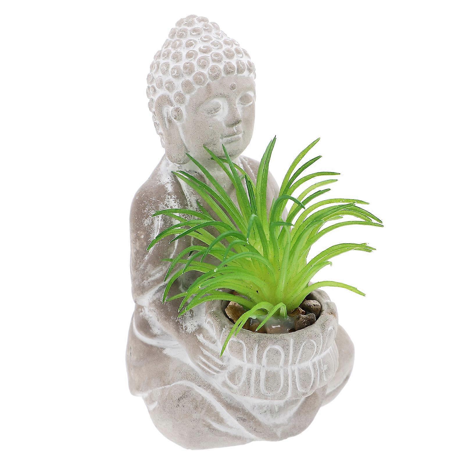 Outdoor Cement Buddha Statue for Garden Decor and Display