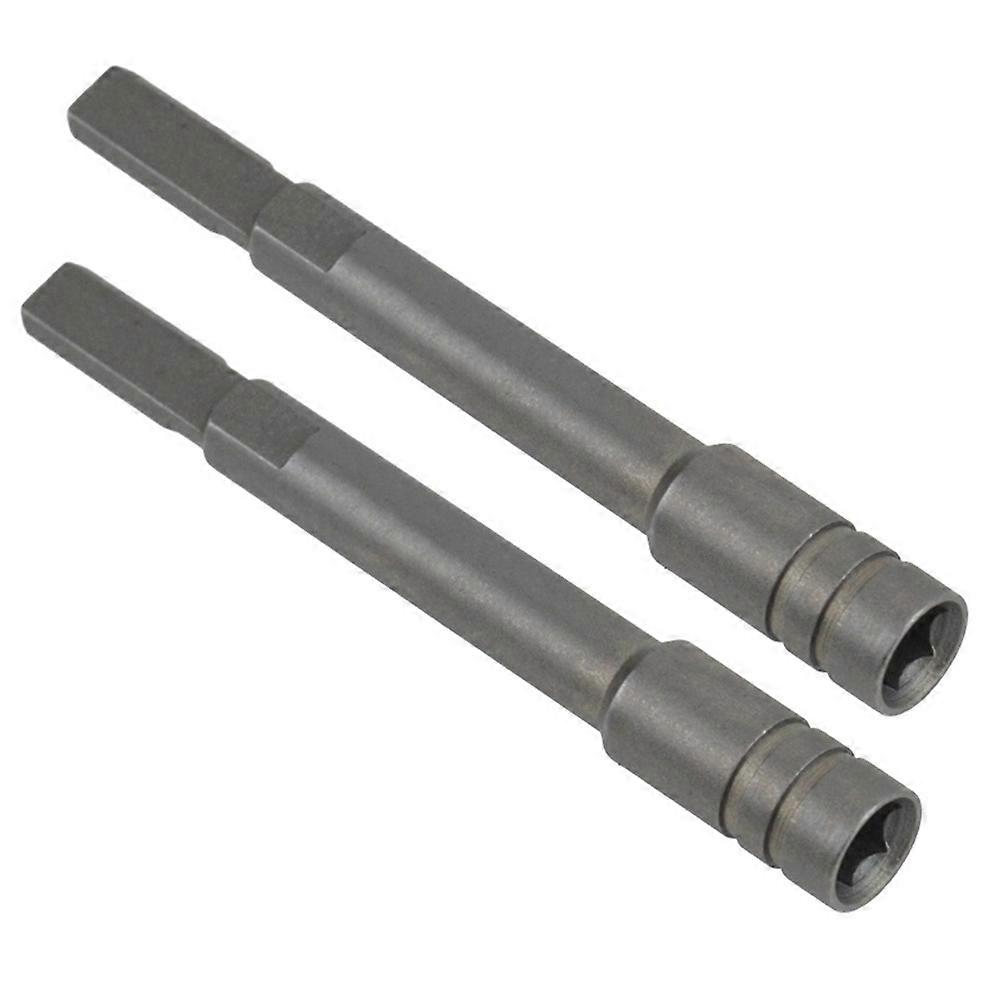 2pack Multitool Bit Driver Extender,1/4 Inch Drill Bit Extension Rod with Flat Handle for Enhanced Accessory Use
