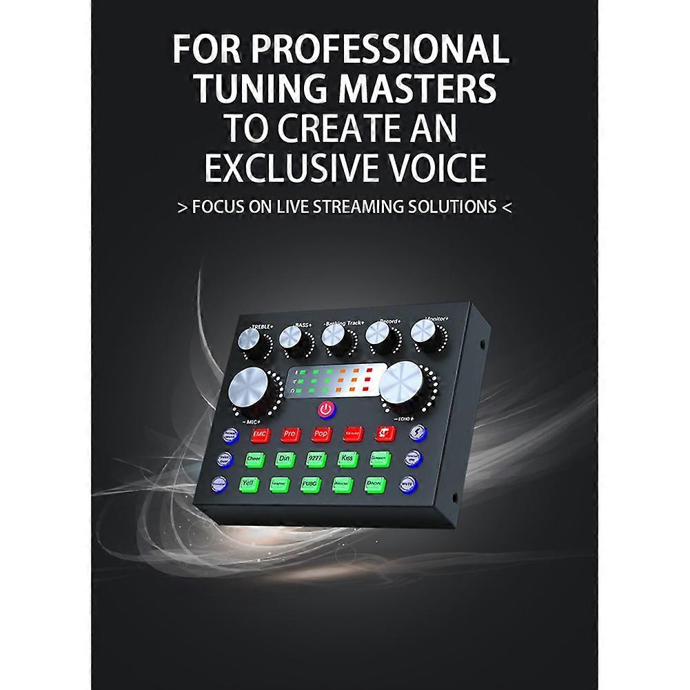 V8S Live Sound Card Compatible with Multiple Live Streaming Platforms Abroad
