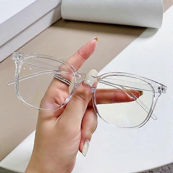 Anti-Blue Light Glasses Square Glasses TRANSPARENT Transparent