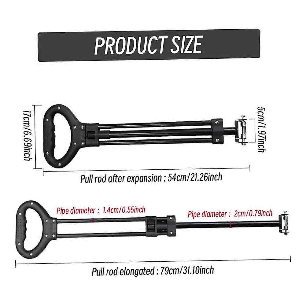 Wagon Handle Replacement Expansion Cart Handle Wagon Pull Up Handles Spare Replacement Stroller Wagon Push Handle