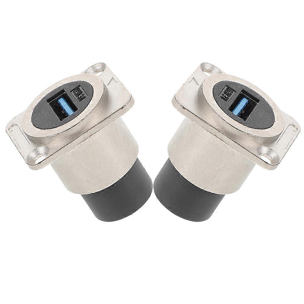 USB Bulkhead Connector USB 3.0 Panel Mount Coupler USB Flush Mount for Replacement