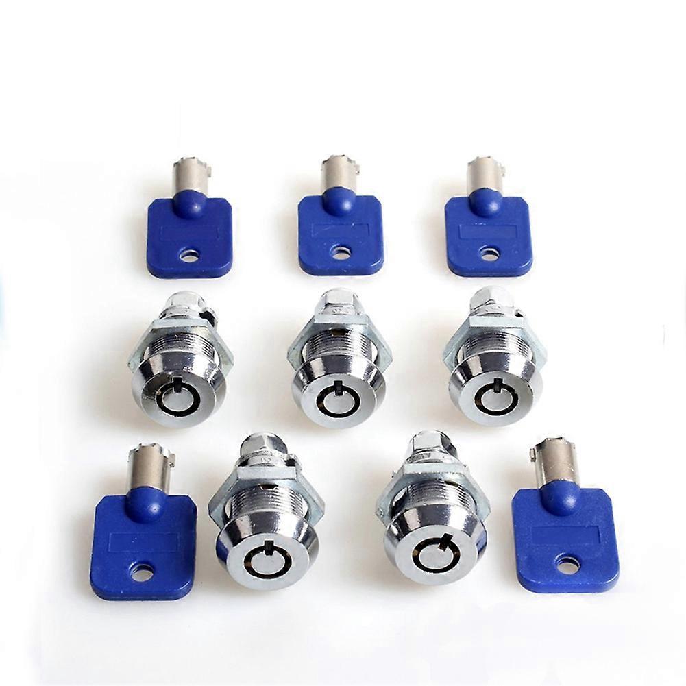 5Set Game Machine Dedicated Door Lock Cam Lock with Key 27mm for Pinball Games Machines Cabinet Door