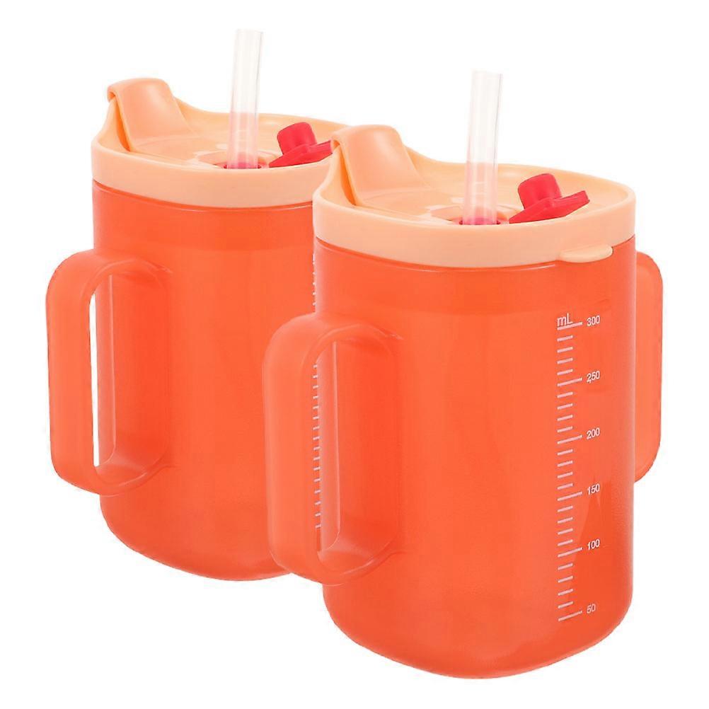 No Spill Toddler Cup for Drinking Use with 2Pcs Adaptive Sippy Cups