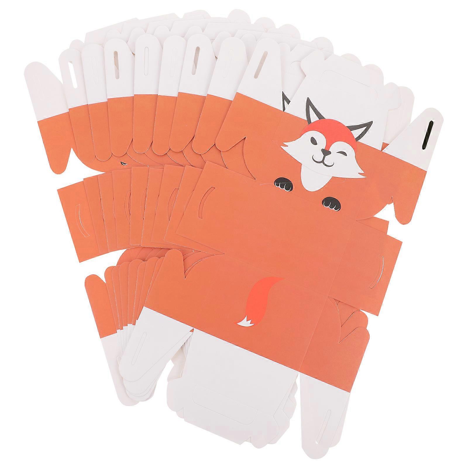 Portable Animal Pattern Candy Case Cookie Box for Storage Use 30Pcs