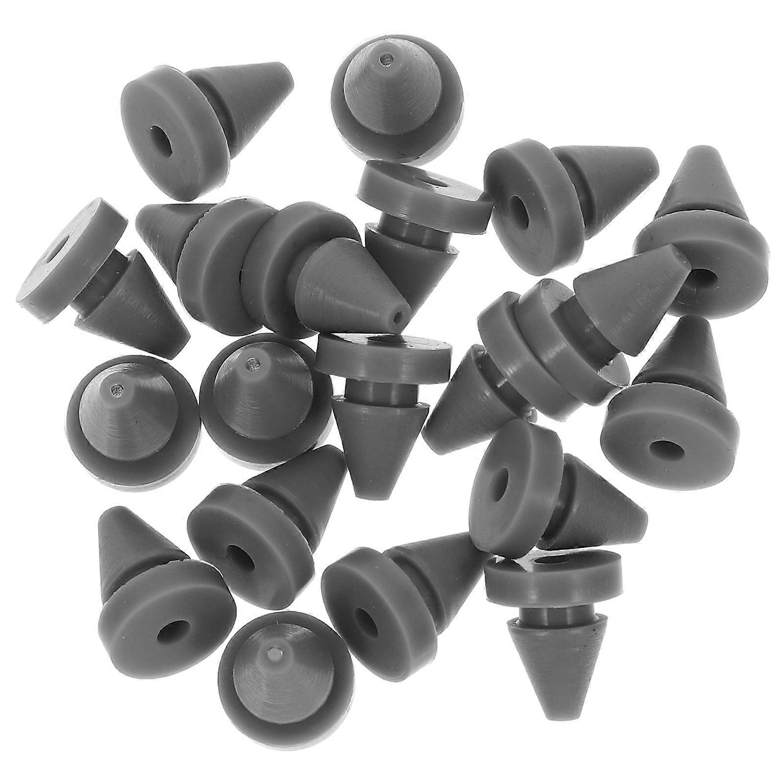 Grey Silicone Door Bumper Guards for Wall Protection 20Pcs Pack