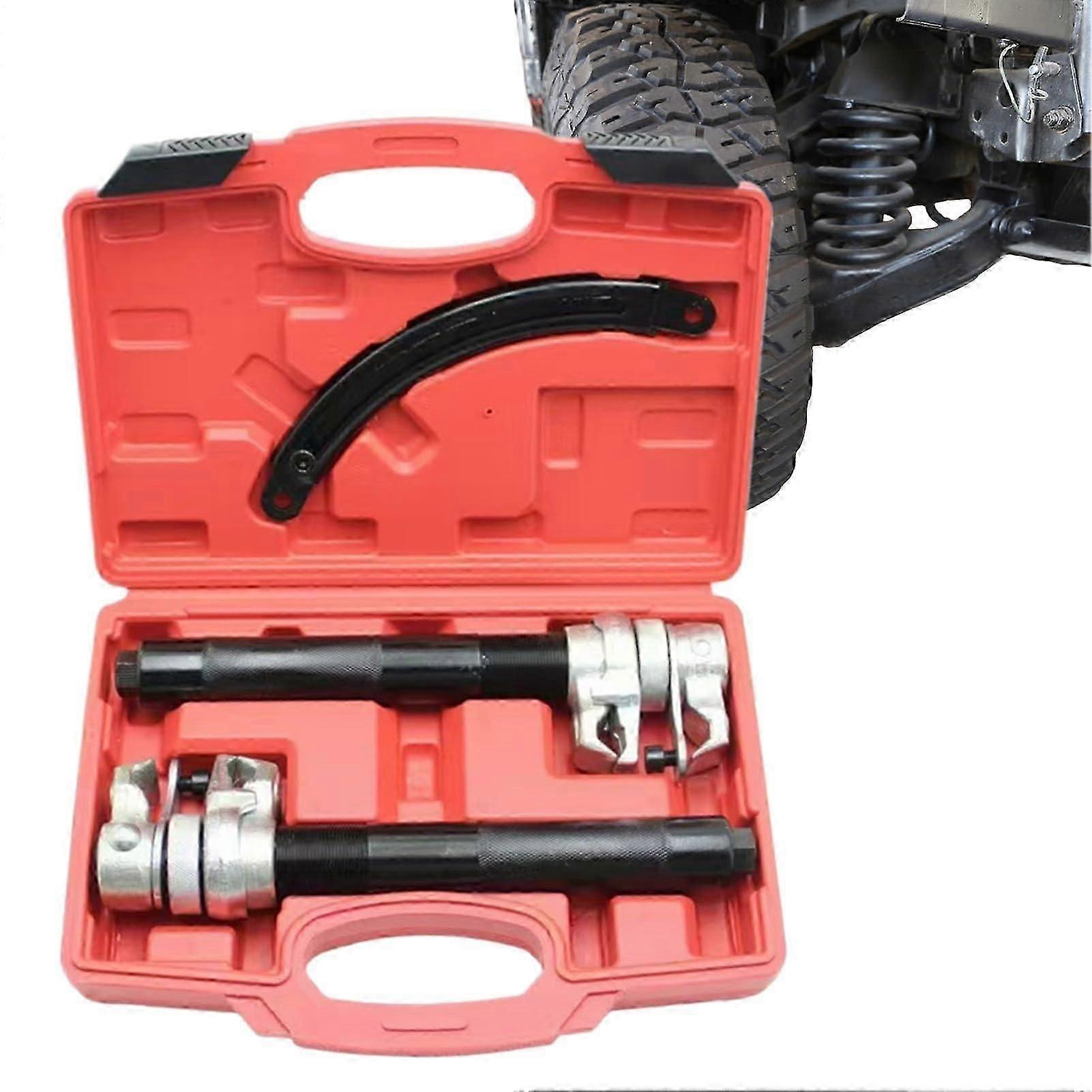 Spring Compressor Tool Strut Compressor Set, Valve Steering Component, SafetyLocked, HeavyDuty