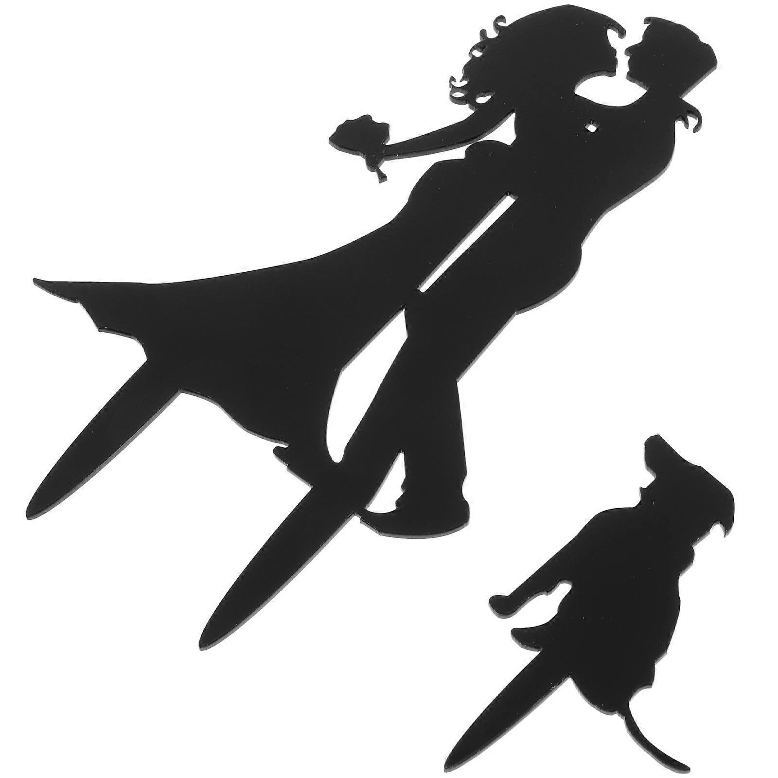 Egg Cake Topper Wedding Abstract Design for 1Set with Decorative Use